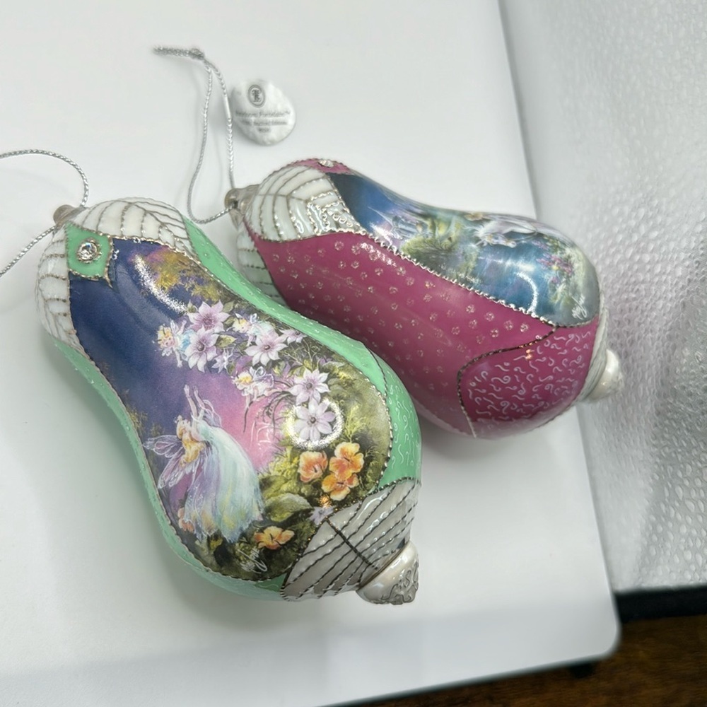 Bradford Editions Heirloom Porcelain Mimi Jobe's Fairyland Ornaments